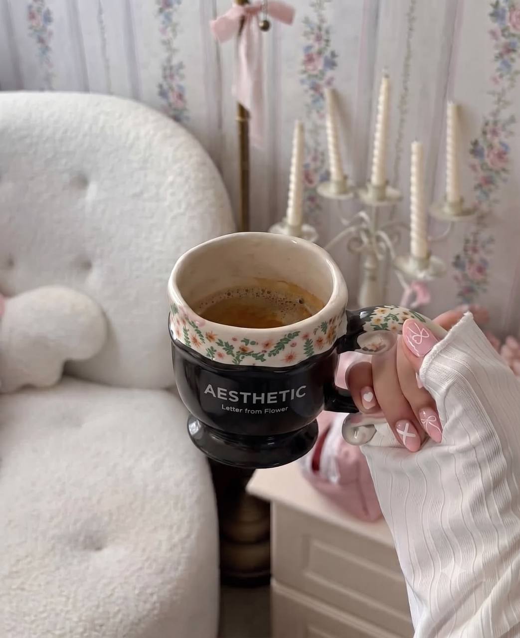"Letter from Flower" Mug