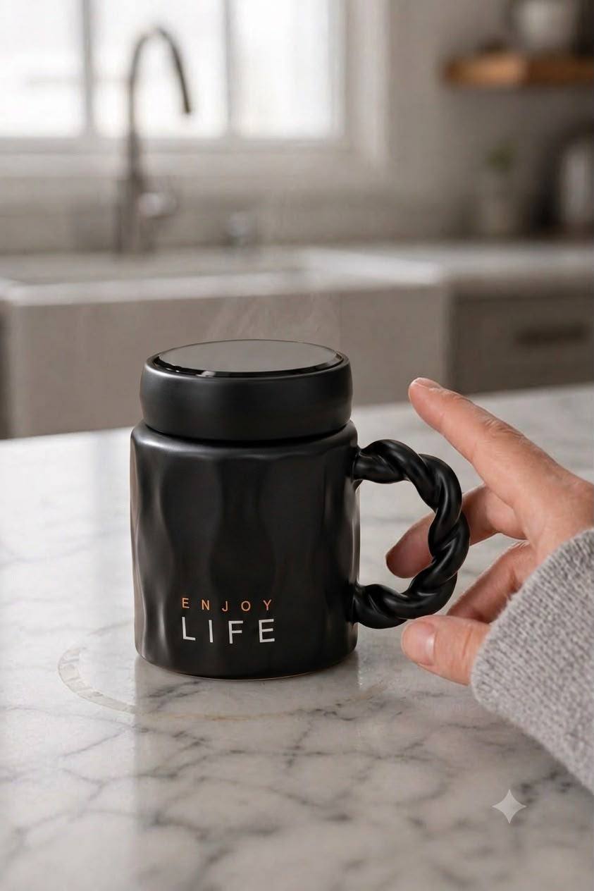 "Enjoy Life Classic" Mug - Black