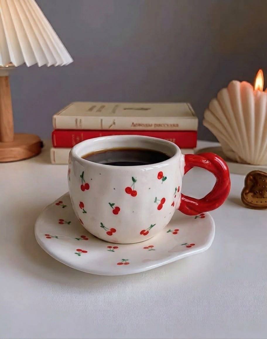 Cozy pastel mug