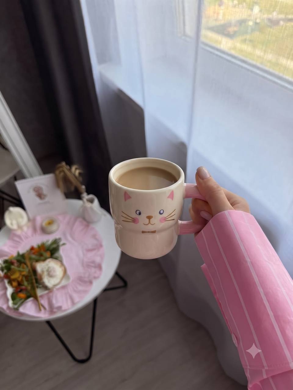 "Pink Bow Kitty" Mug
